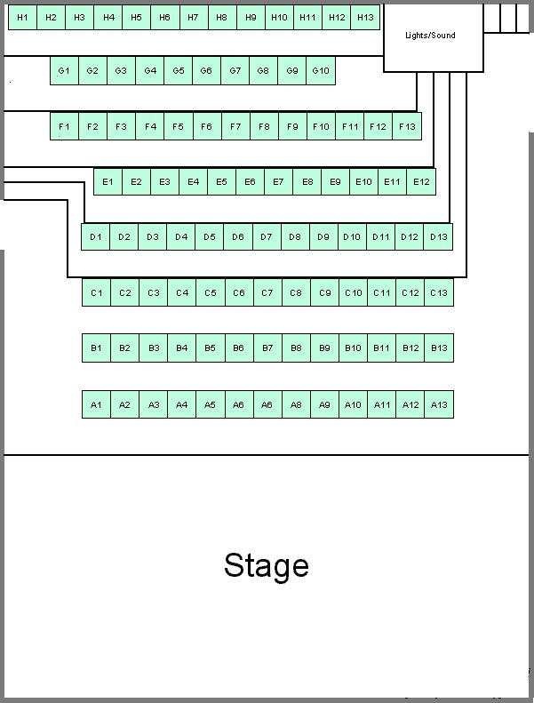 New Horizon Theatre Seating Chart